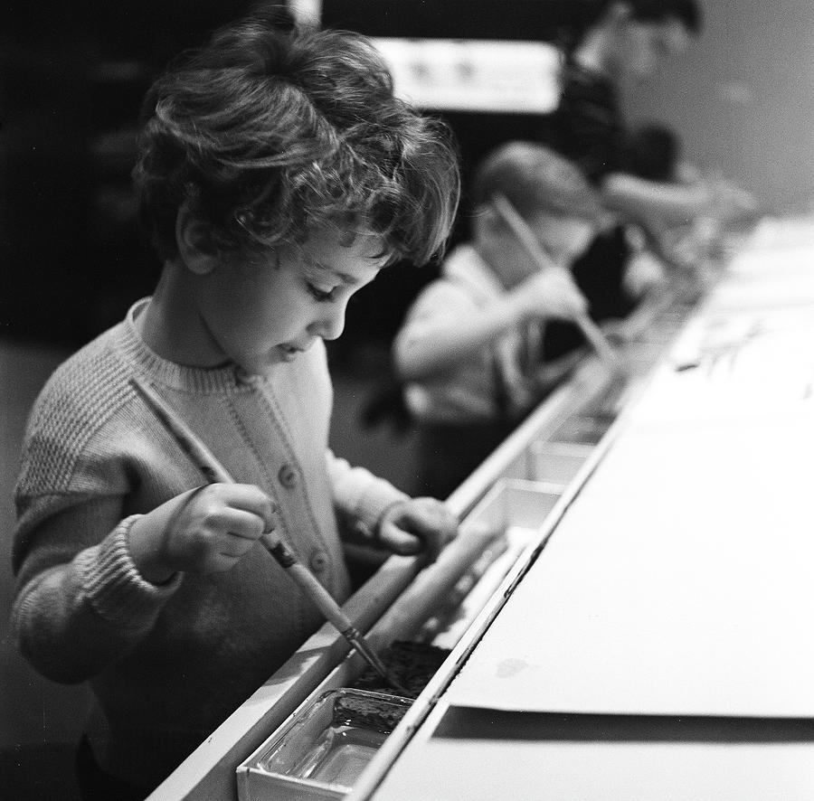 Childrens Art Class At Moma Photograph by Rae Russel