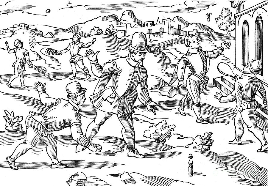 Childrens Games In 16th Century Drawing by Print Collector