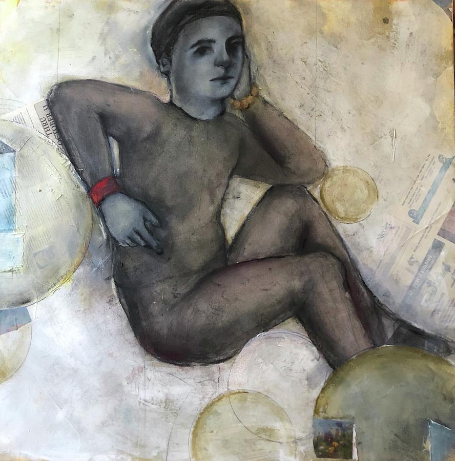 Abstract Painting - Childs Dancer 41 by Debbie Callahan Abstract Painting - Childs Dancer 41 by Debbie Callahan