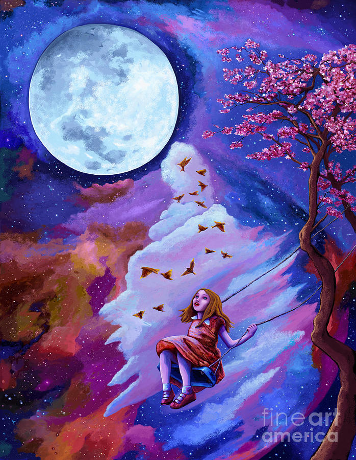 Child's Moonlight Dreams by Jackie Case Child's Moonlight Dreams by Jackie Case