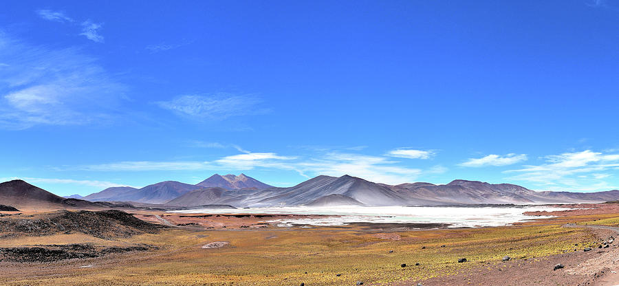 Chile - Atacama Desert - Aguas Calientas Salt Lake Photograph by Jeremy Hall
