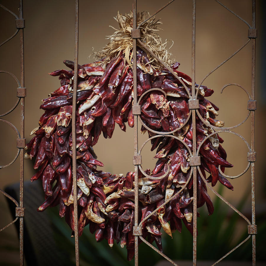 Chili Wreath Photograph by Paul Freidlund - Fine Art America