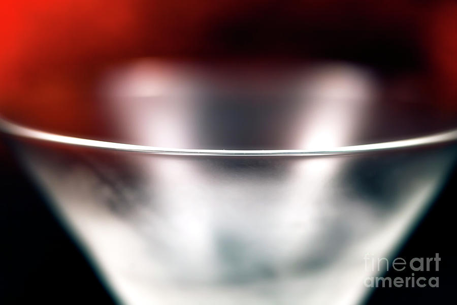 Chilled Martini Glass Up Close Photograph by John Rizzuto