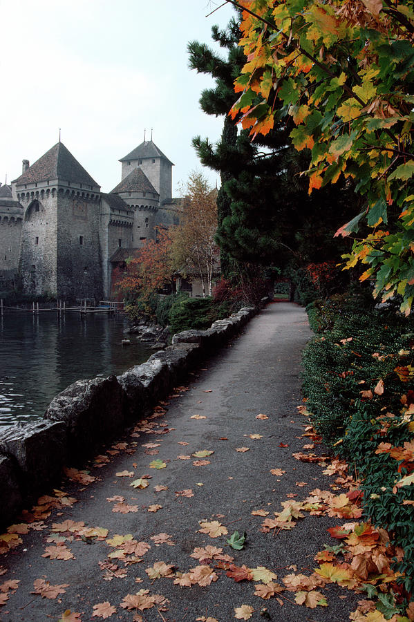 Chillon Castle In Montreaux, Lake Photograph by Panoramic Images