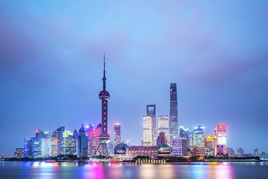 China, Shanghai, Skyline Digital Art by Stefano Coltelli