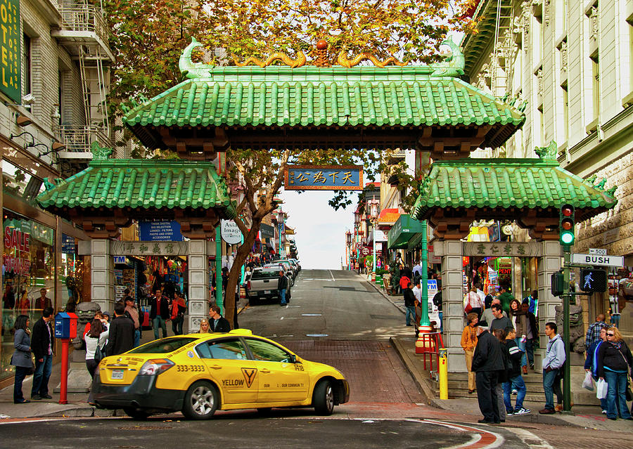 China Town In San Francisco Digital Art by Towpix