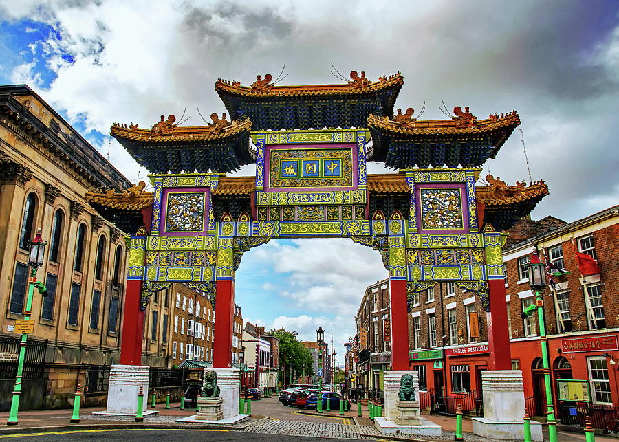 Chinatown Arch Liverpool Photograph by Jeff Townsend