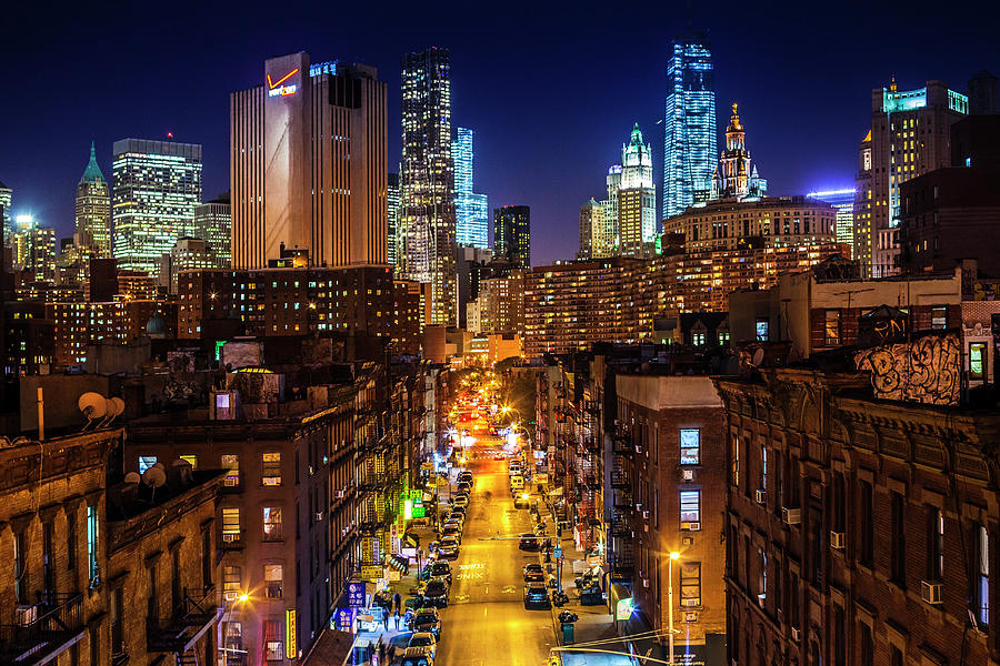 Chinatown At Night, Nyc Digital Art by Antonino Bartuccio - Fine Art ...