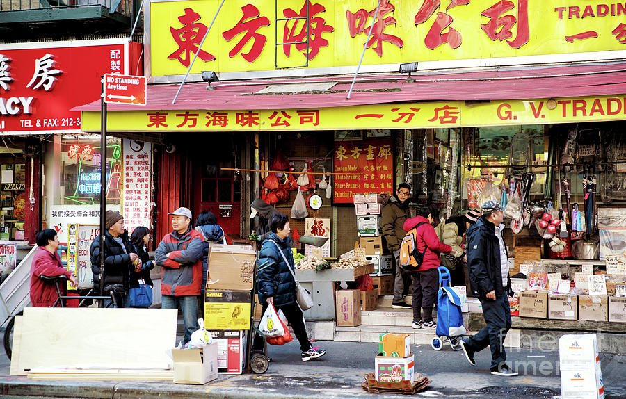 Chinatown Days in New York City Photograph by John Rizzuto