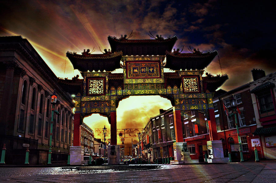 Chinese Arch Liverpool Photograph by Terry Bouch ©