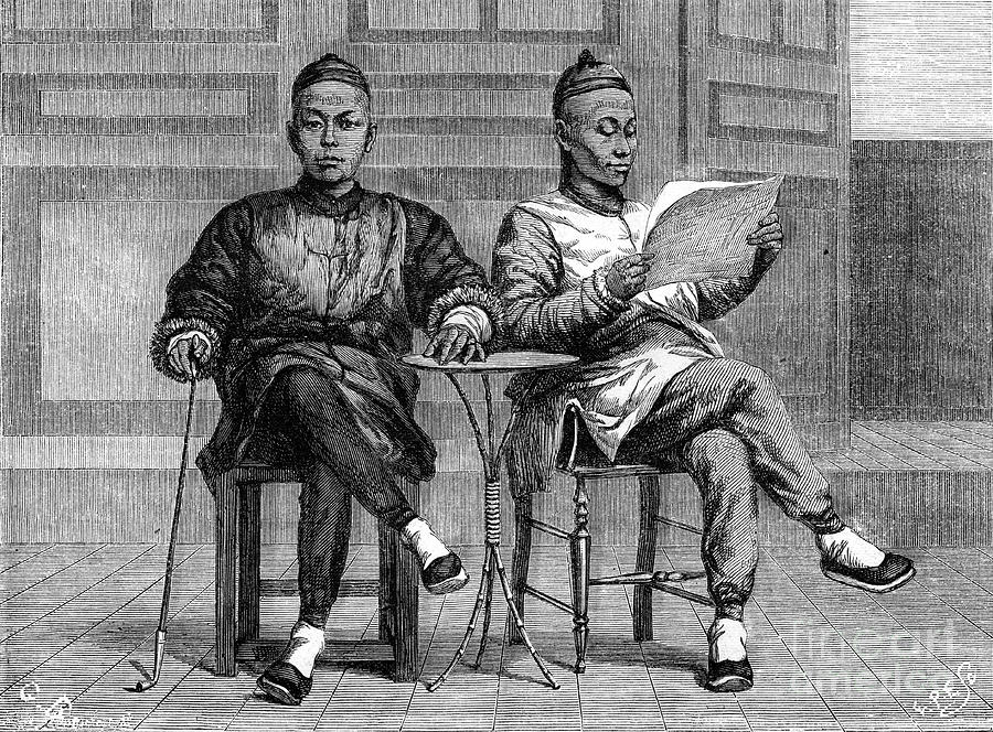 Chinese Bankers, San Francisco Drawing by Print Collector