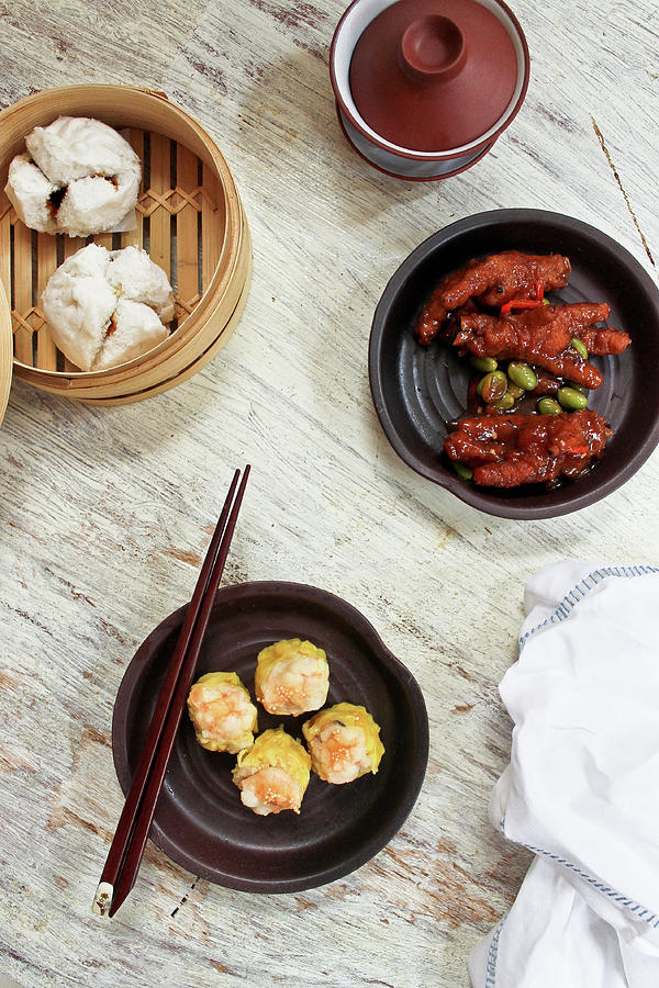 Chinese Dim Sum Spread Photograph by Jen Voo Photography