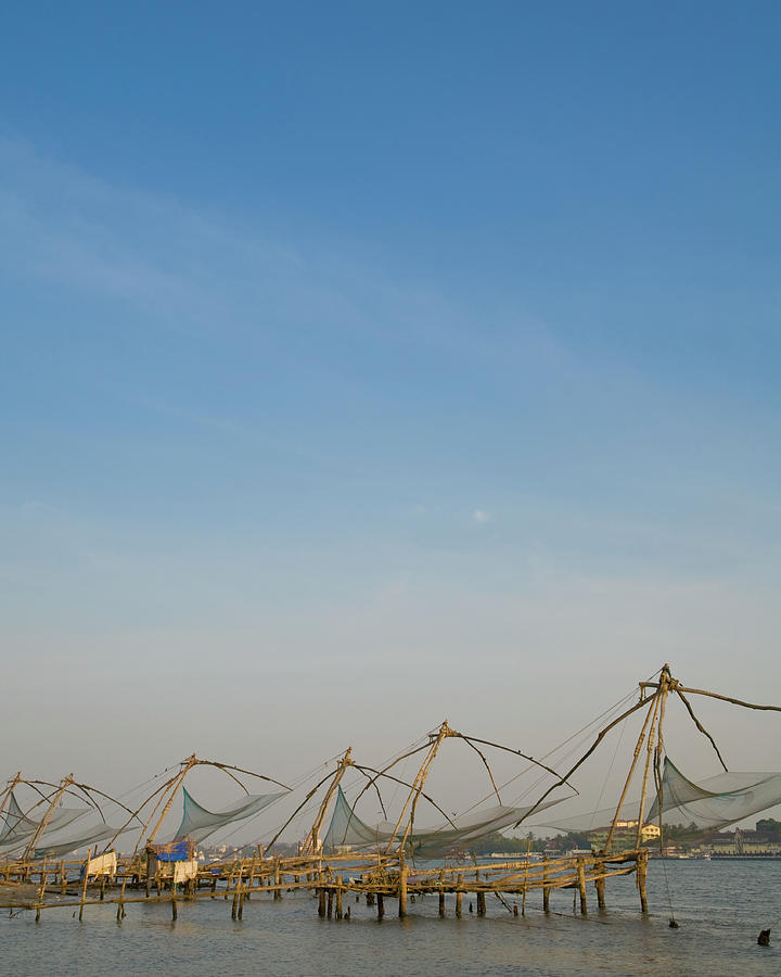 Chinese Fishing Nets, Cochin, India Photograph by Ashok Sinha
