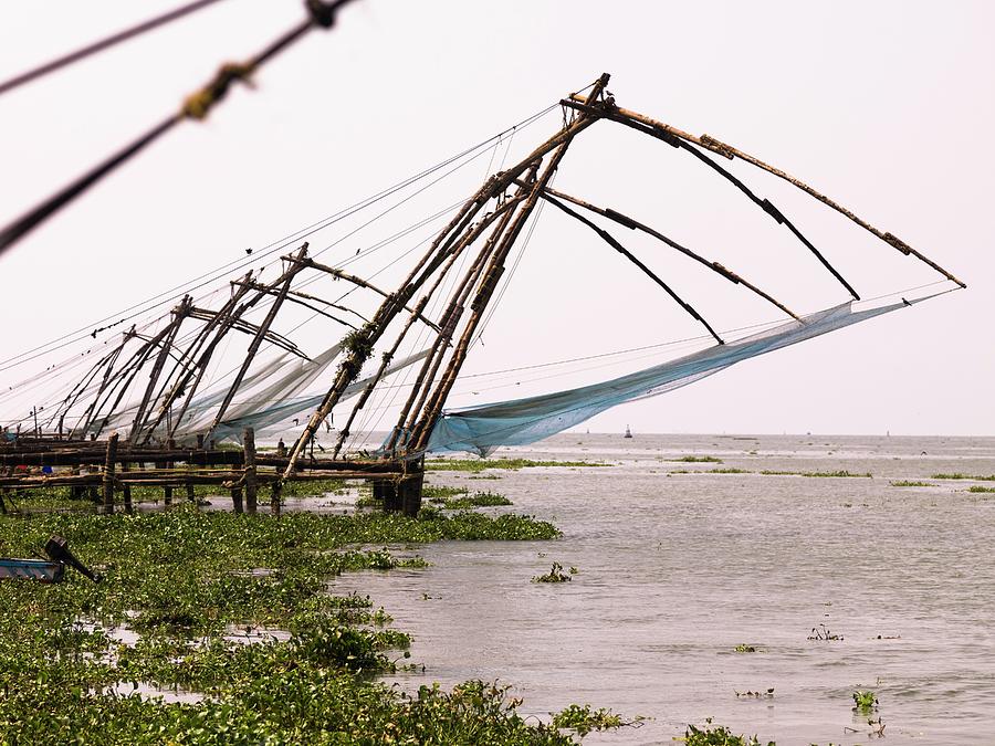 Chinese Fishing Nets, Cochin, India Photograph by Keith Levit