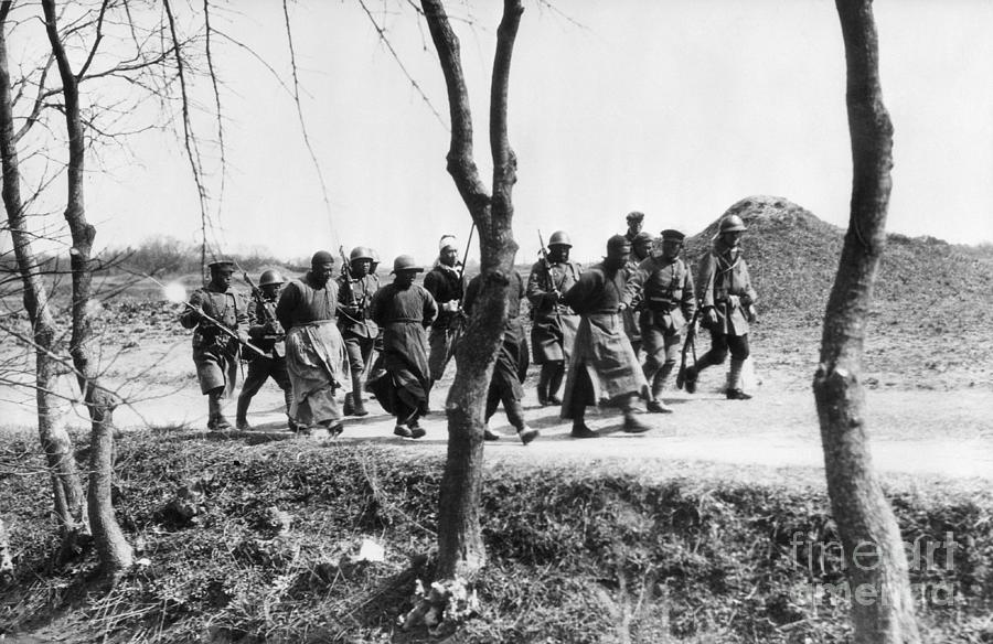 Chinese Plainclothes Soldiers Photograph by Bettmann