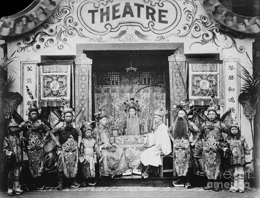 Chinese Stage Actors In Costume Photograph by Bettmann