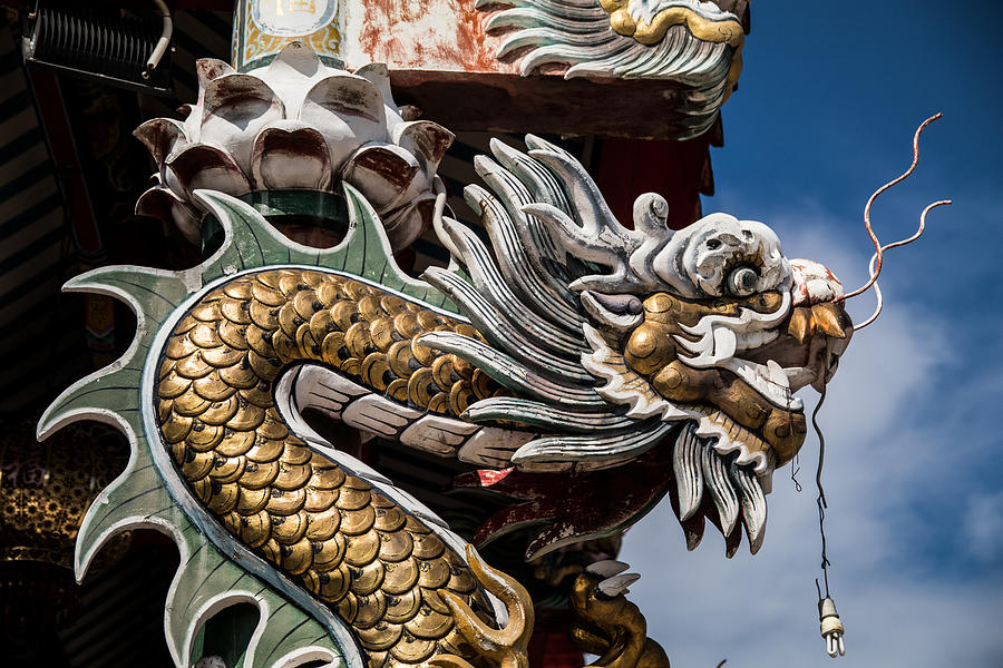 Chinese Temple Dragon  Photograph by Joshua Van Lare