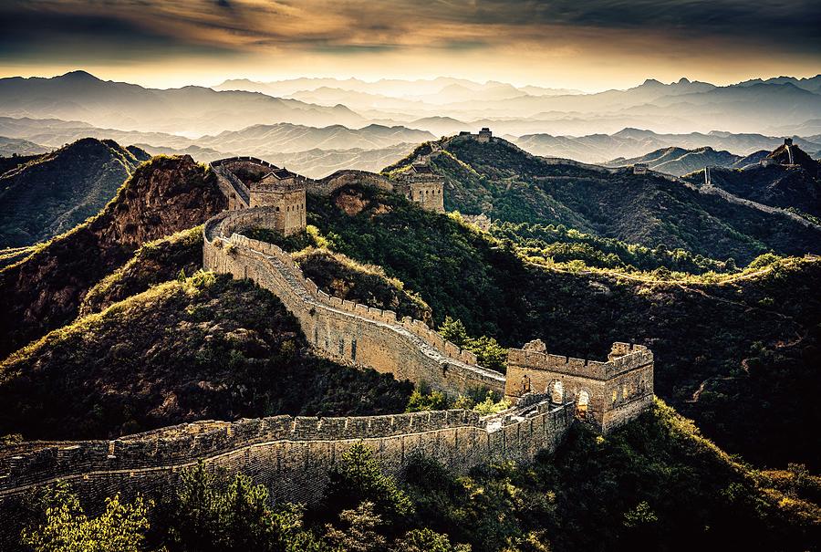 Chinese Wall Photograph by Dieter Reichelt - Fine Art America