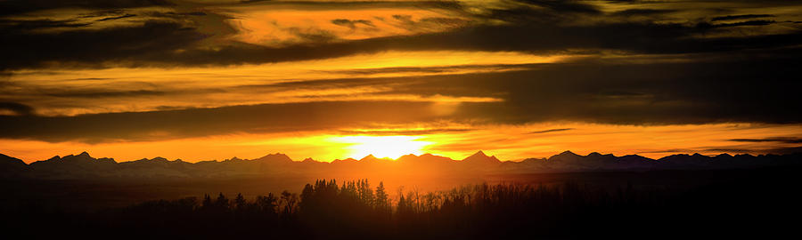 Mountain Photograph - Chinook Sunset by Phil And Karen Rispin