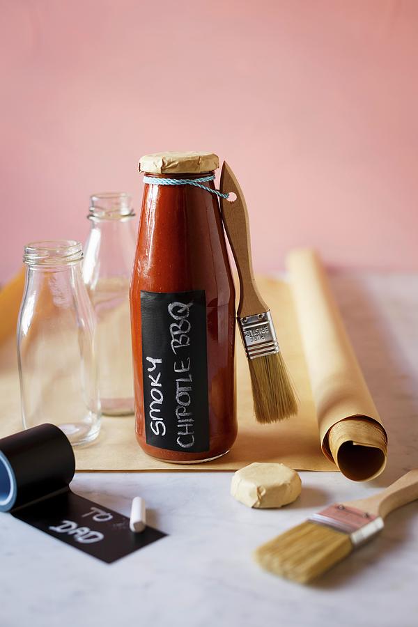 Chipotle Barbecue Sauce With Smoke Flavouring Photograph by Great Stock!