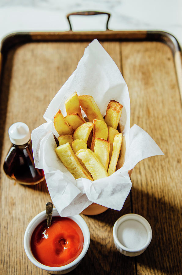 Chips With Ketchup Photograph by Nick Sida
