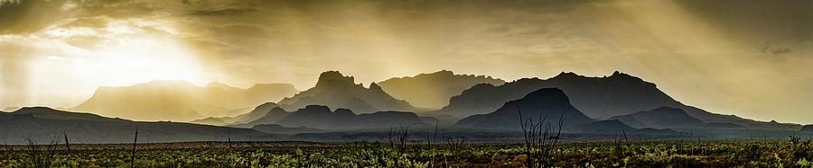 Chisos Mountains - After The Rain Photograph by David Downs