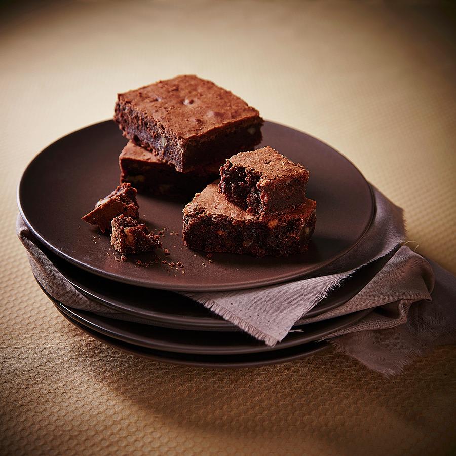 Chocolate Brownies Photograph by Lacroix