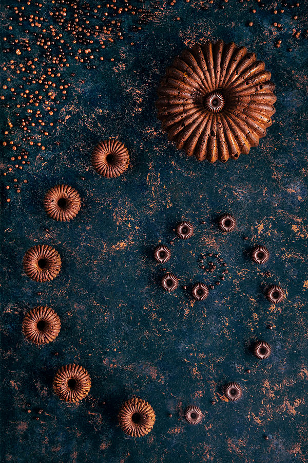 Cake Photograph - Chocolate Bundt Cake by Denisa Vlaicu
