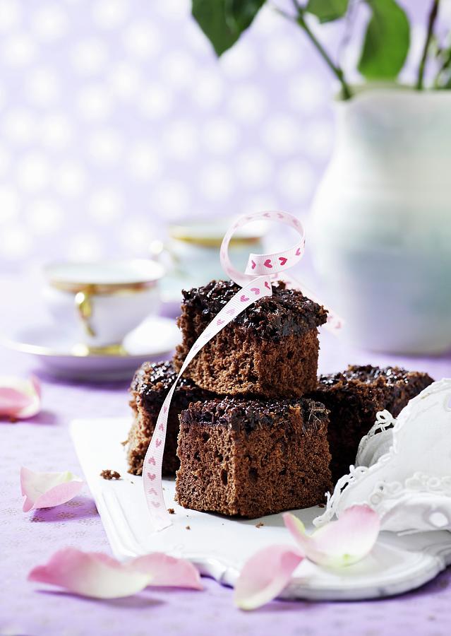 Chocolate Cake Bites Photograph By Mikkel Adsbøl 