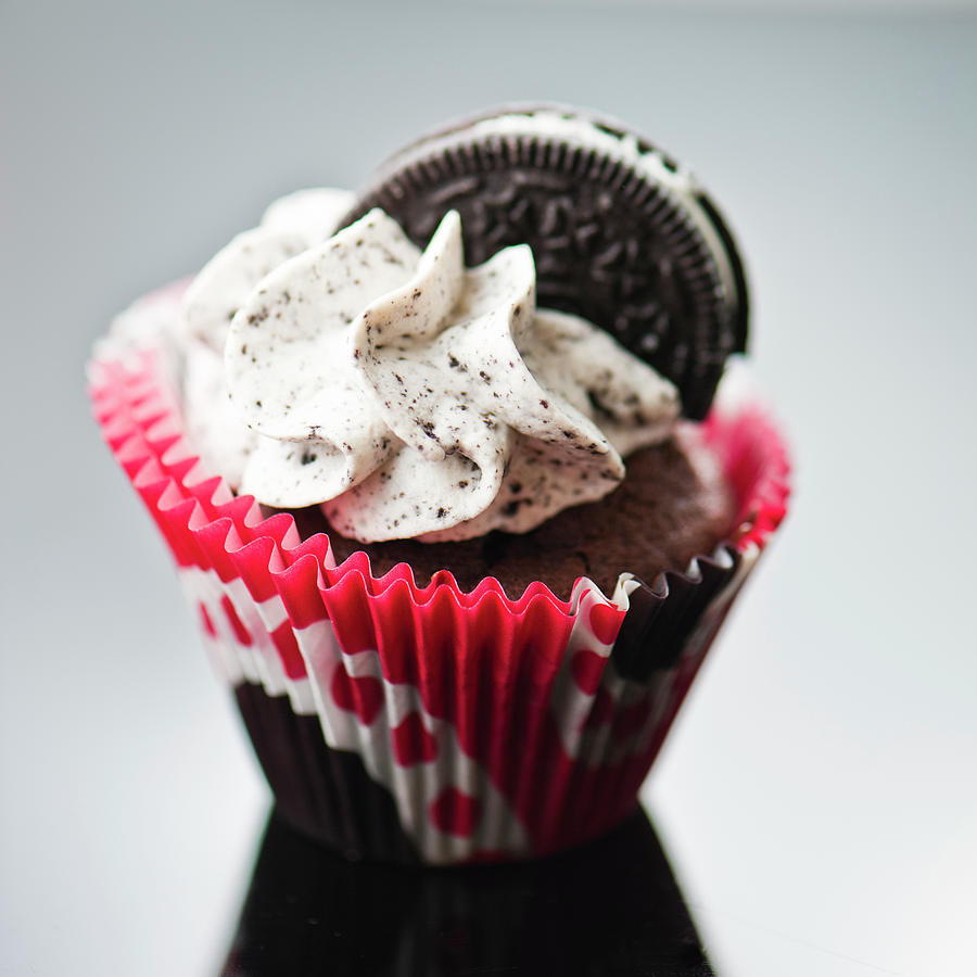 Chocolate Cupcake Photograph by Christina Børding