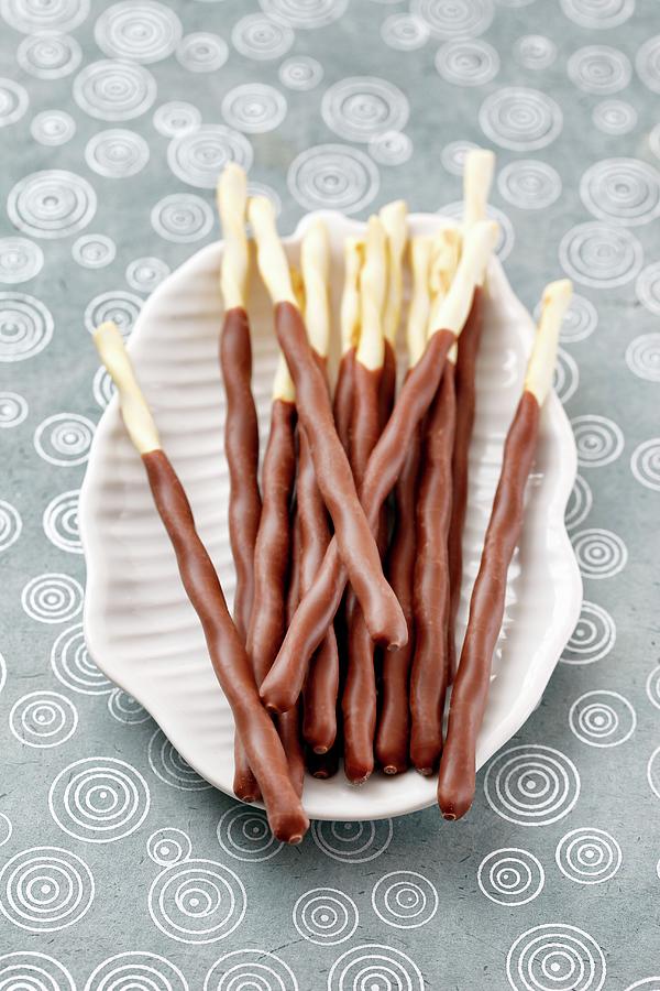 Chocolatedipped Sticks Photograph by Petr Gross Fine Art America
