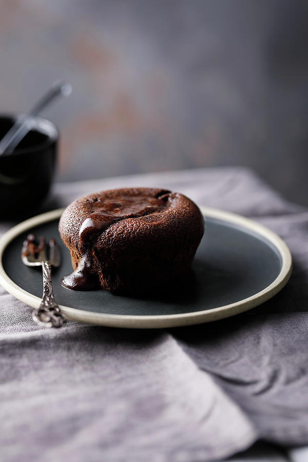 Chocolate Fondant Photograph by Mona Binner Photographie