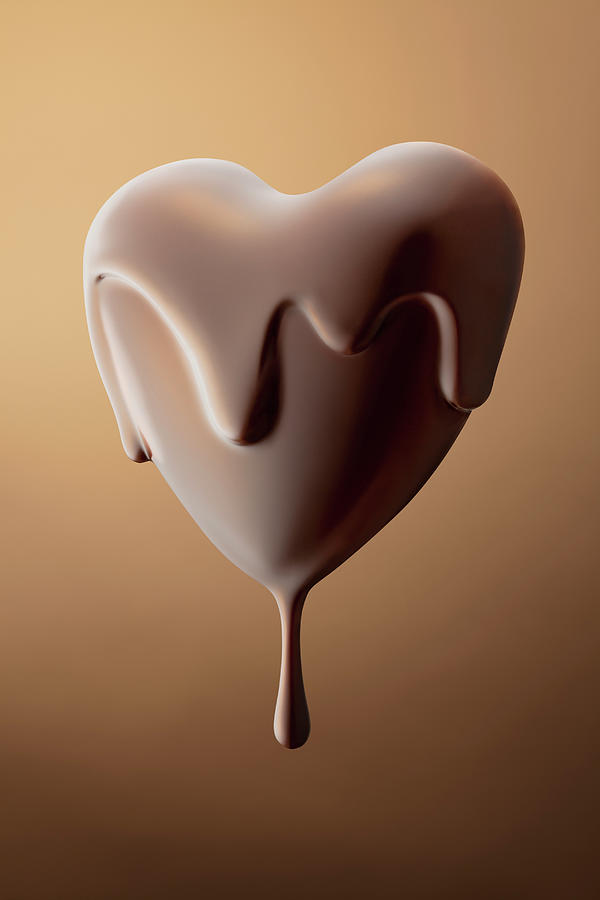 Chocolate Heart Photograph by H&c Studio