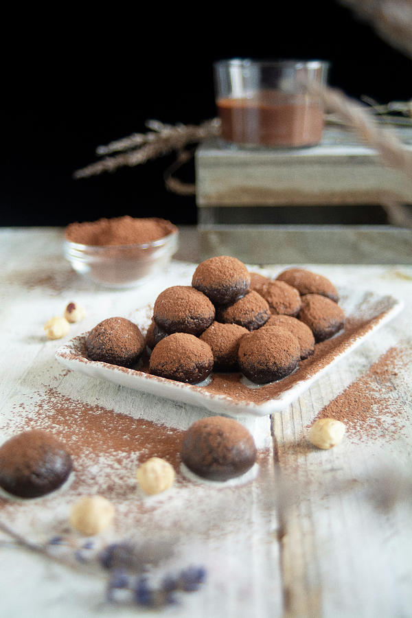 Chocolate Praline Made With Hazelnut And Cocoa Photograph by Marya Cerrone