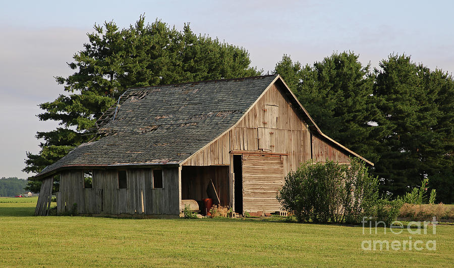 Chopped Barn Rural Indiana Photograph By Steve Gass