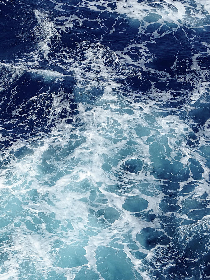 Choppy Blue Waters II Photograph by Dan Podsobinski