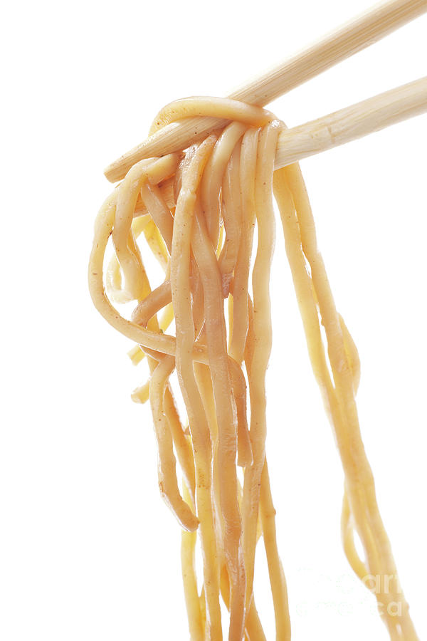 Chopsticks Holding Stir Fried Noodles Photograph By Donald Erickson Pixels