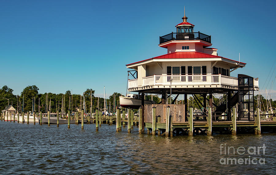 Choptank River Lighthouse Photograph by Mike Iserman Fine Art America