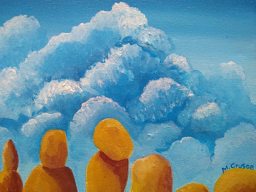 Chricahua Clouds Painting by Margaret Crusoe