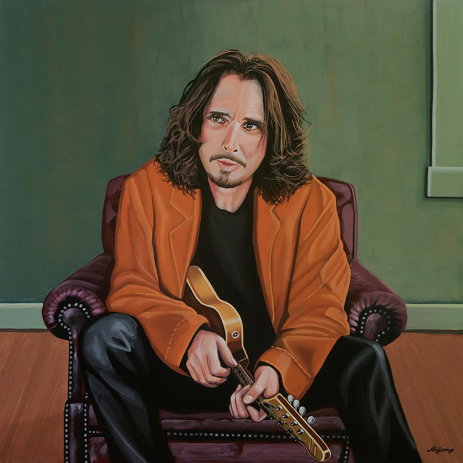 Soundgarden Painting - Chris Cornell Painting by Paul Meijering