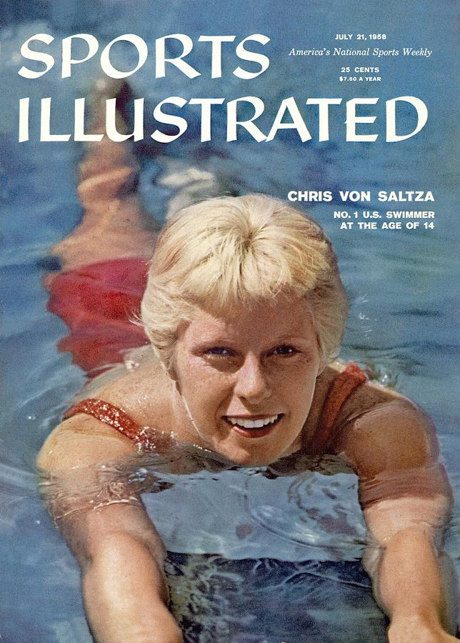 Chris Von Saltza, Swimming Sports Illustrated Cover Photograph by Sports Illustrated