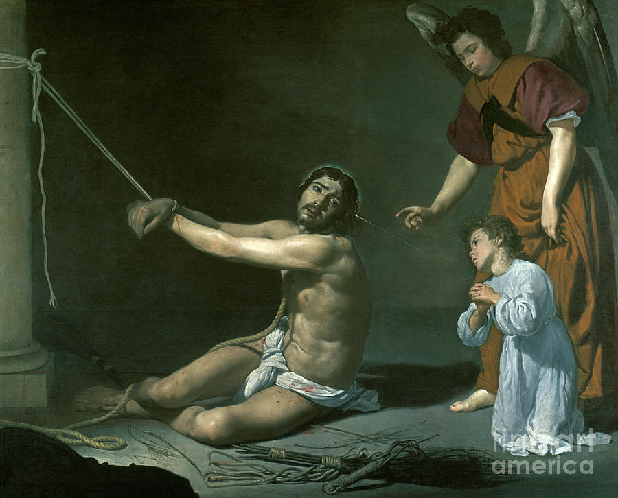 Christ After The Flagellation Painting by Diego Velazquez