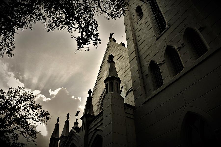 Christ Church Cathedral Episcopal In New Orleans Photograph by Michael Hoard