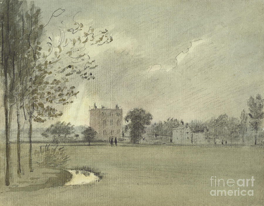 Christ Church Meadows, 6 May 1788 Watercolor Painting by John Baptist Malchair
