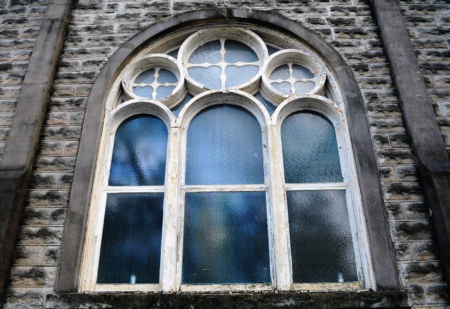 New Orleans Photograph - Christ Church Windows In Irish Channel Of New Orleans Louisiana by Michael Hoard