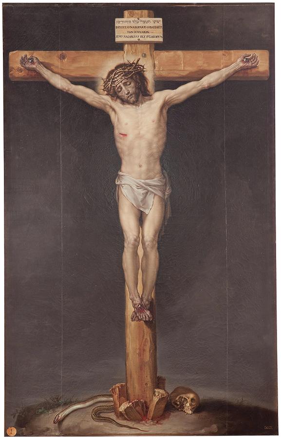 Christ crucified. 1792. Oil on canvas. Painting by Francisco Bayeu y Subias -1734-1795-