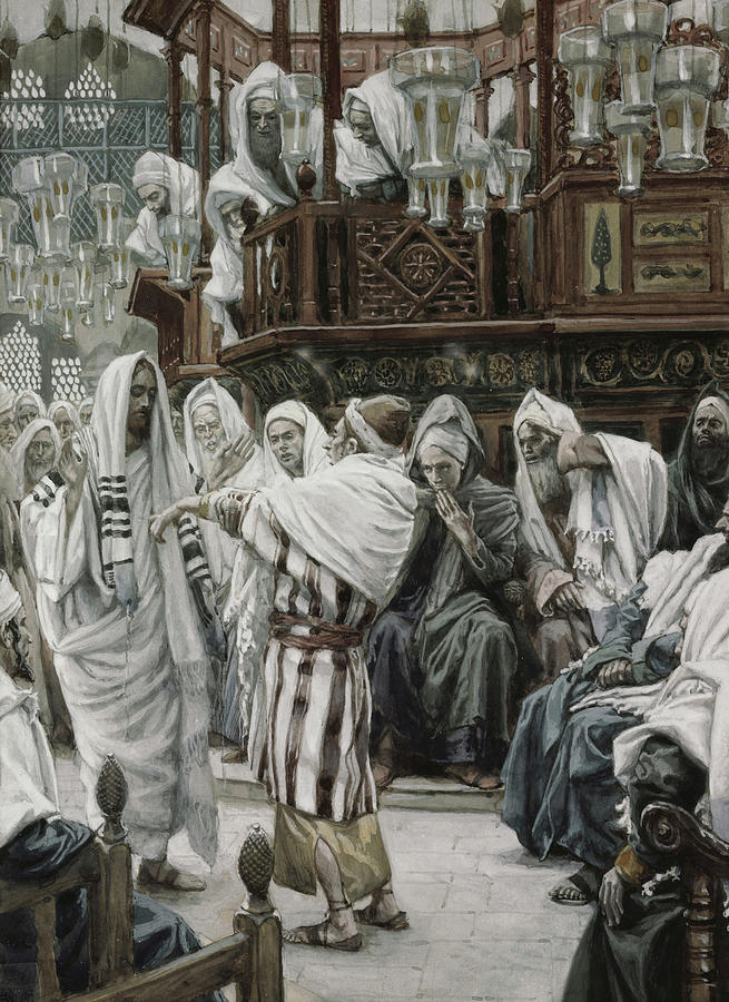 Christ Healing The Withered Hand Painting by James Tissot Fine