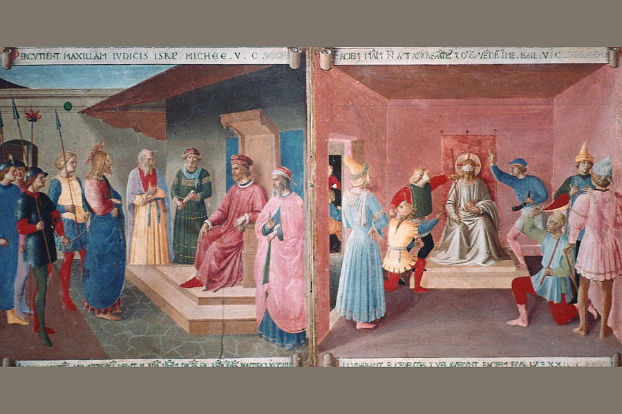 Christ in front of Pilate Painting by Fra Angelico - Fine Art America