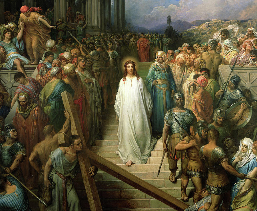 Christ Leaves His Trial, 1880 Painting by Gustave Dore - Fine Art America
