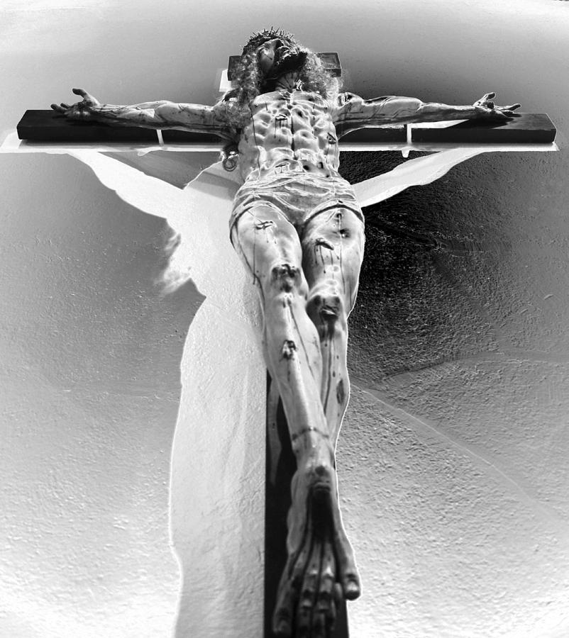 Christ on the cross and miracle shadow Photograph by David Lee Thompson -  Pixels